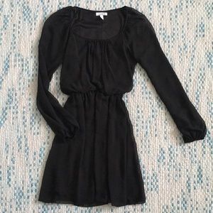 NWOT Black dress with sheer sleeves